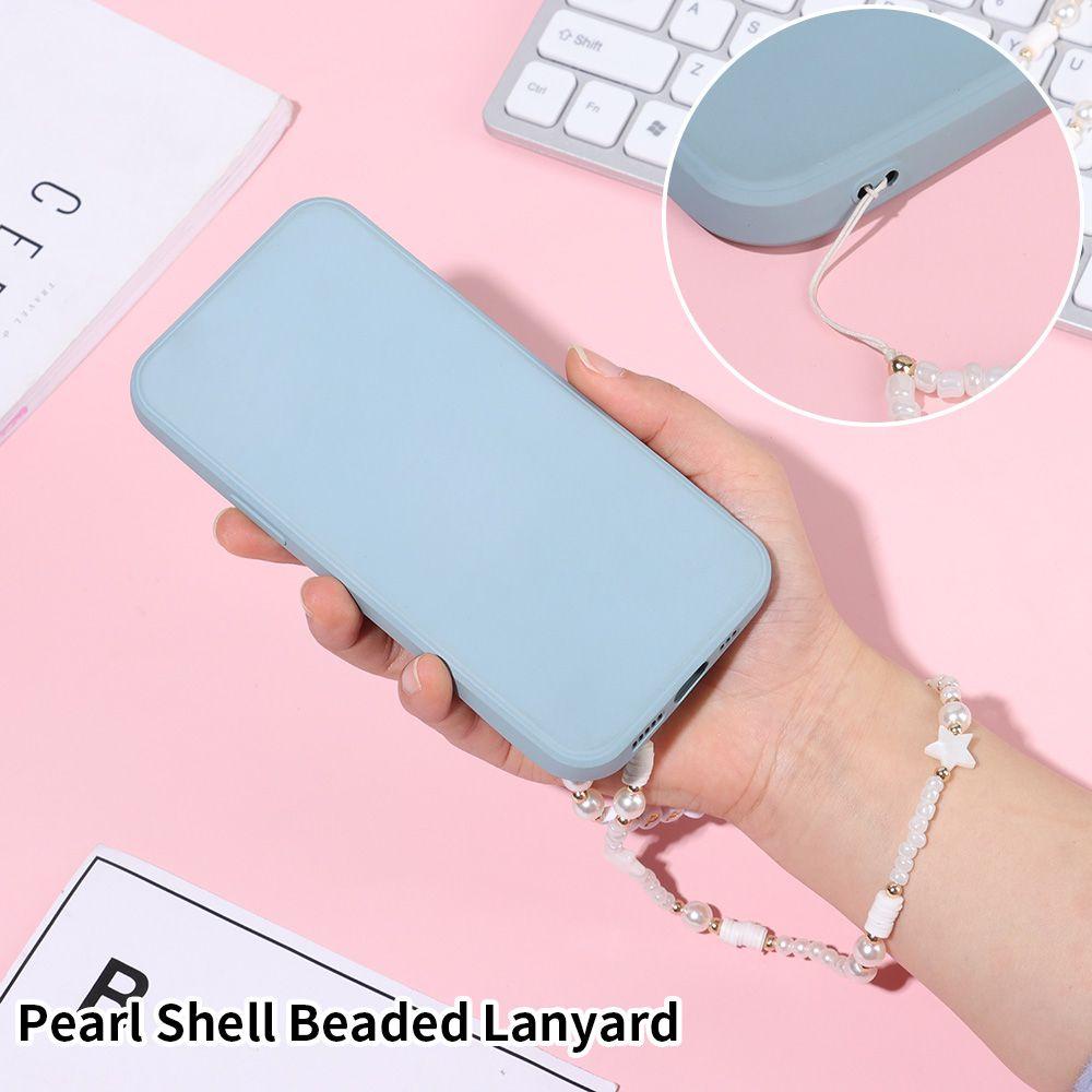 Dây Đeo Điện Thoại Xâu Hạt Acrylic Hình Ngôi Sao Phong Cách Bohemian