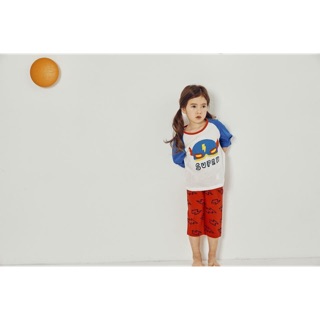 Bộ lửng mặc nhà quần áo giấy cotton 100% Super- Made in Korea