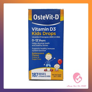 Vitamin D3 OsteVit - D dành cho trẻ từ 0 - 12 tuổi