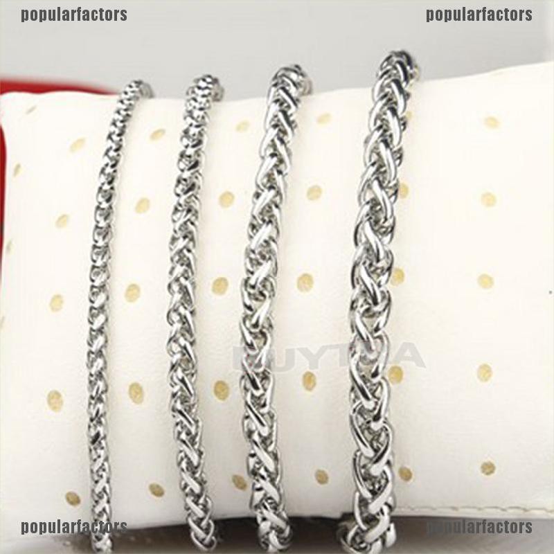 Vòng Tay Bạc Thời Trang 3 / 4 / 5 / 6mm