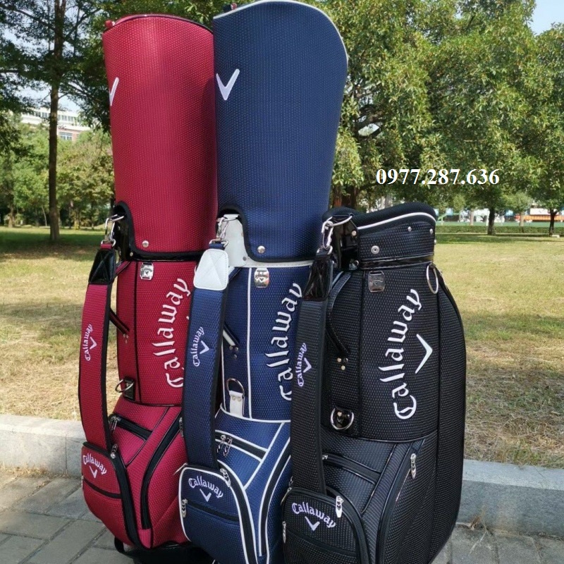 Túi gậy golf Callaway túi gôn vải bạt chống nước siêu nhẹ chứa 14 gậy shop GOLF PRO TM012