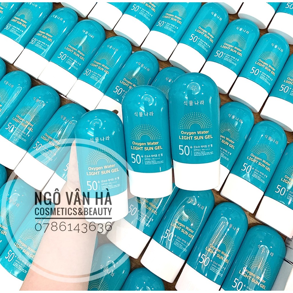 [MẪU 2021] KEM CHỐNG NẮNG OXYGEN WATER SUN GEL 60ML (SALE TÁCH SET NO BOX)