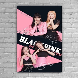 Poster treo tường hình nhóm nhạc Blackpink 01 / Size A3+ / không khung