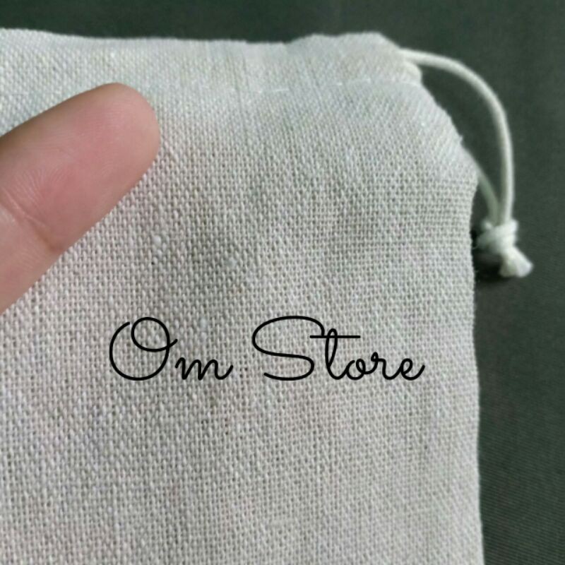 Túi vải dây rút mini 10x12cm