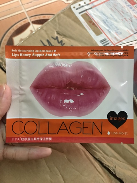 Lẻ 1 miếng mask môi Collagen images | BigBuy360 - bigbuy360.vn