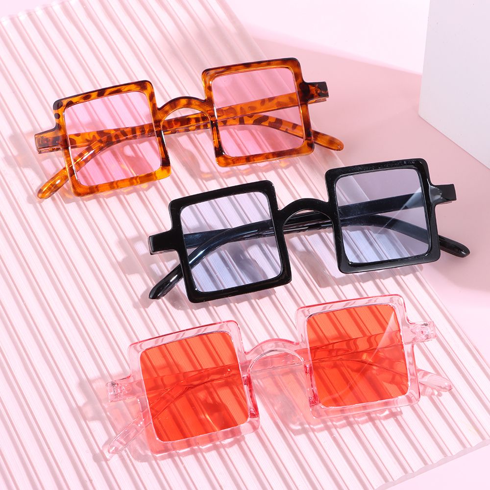 SUSANS Thời trang Trẻ em Kính râm Dễ thương Kính vuông mát mẻ Thời trang dạo phố