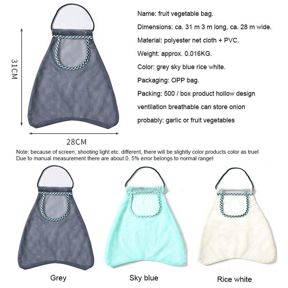 ELLSWORTH Mesh Bag Creative Foldable Potato Garlic Ginger Sorting Kitchen Organizer