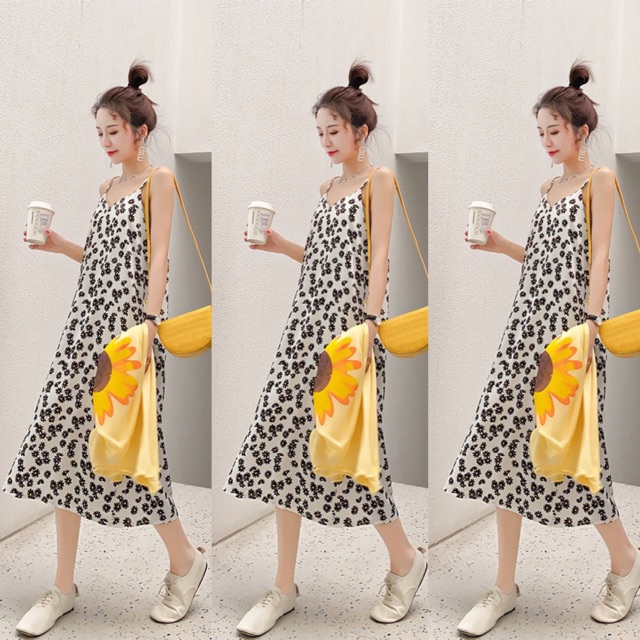 VÁY HAI DÂY SUÔNG HOA CÚC SIÊU HOT NỮ | BigBuy360 - bigbuy360.vn