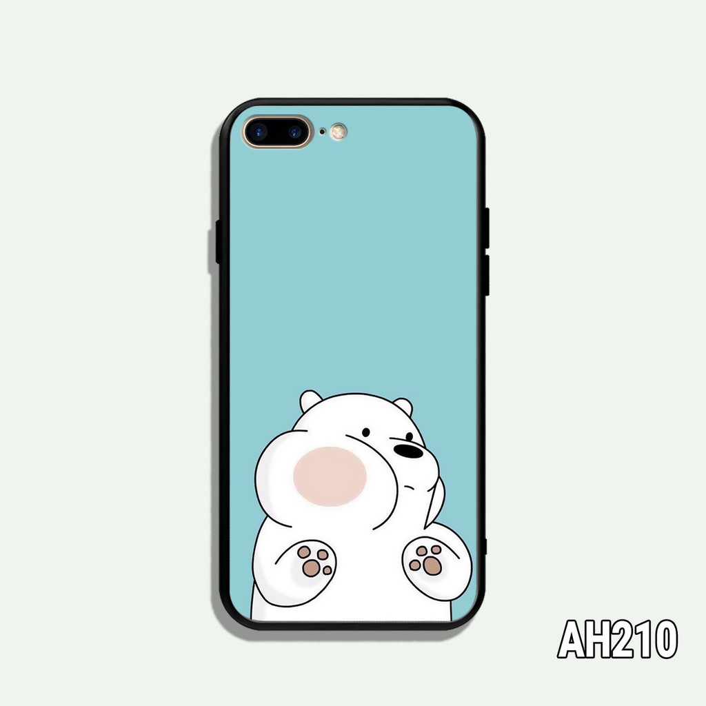 Ốp lưng iPhone 7 Plus - iPhone 8 Plus in hình gấu