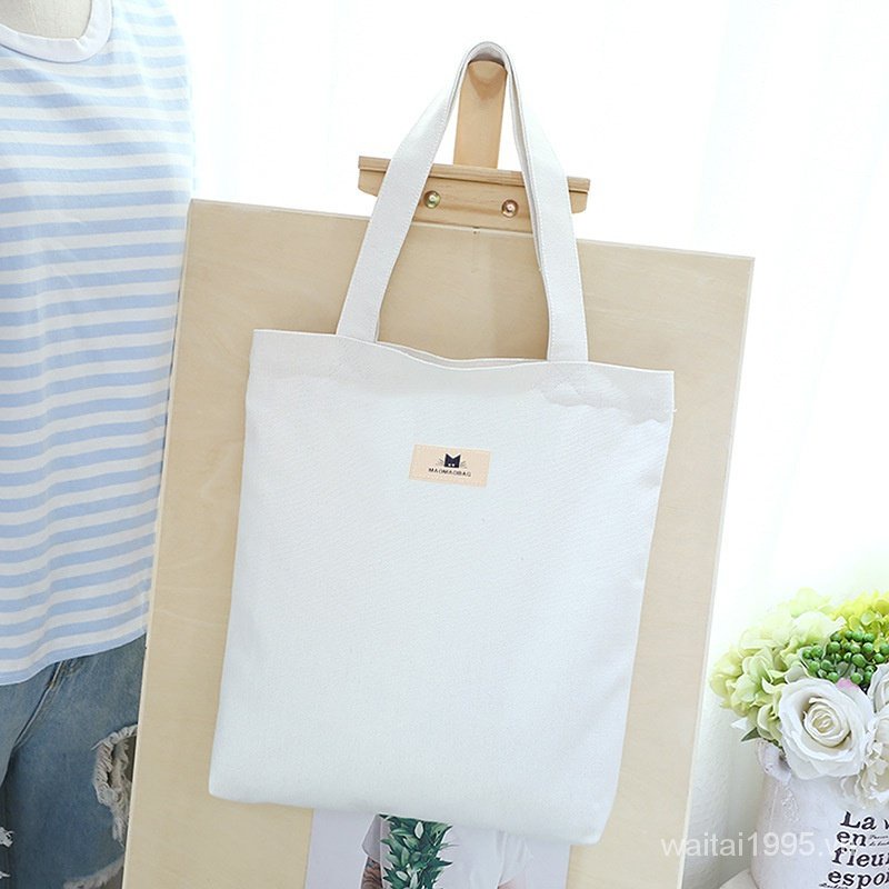 Túi xách canvas màu trơn thời trang cho mẹ bỉm sữa