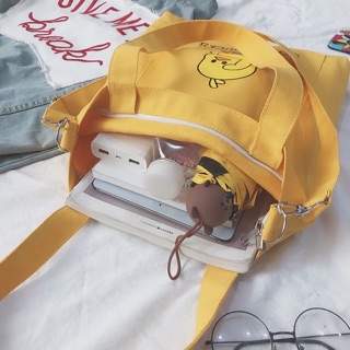 Túi vải cute Duck thời trang