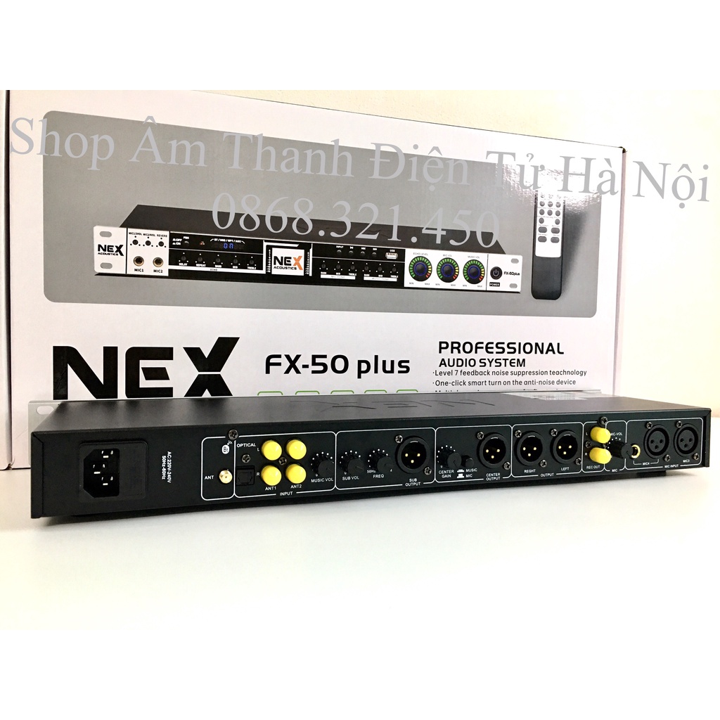 Vang FX50 Plus 2022 Có Reverb, Có Điều Khiển Từ Xa, Hỗ Trợ Chống Hú,Vang Nhại Mượt Mà.Có BLUETOOTH,Quang Học...