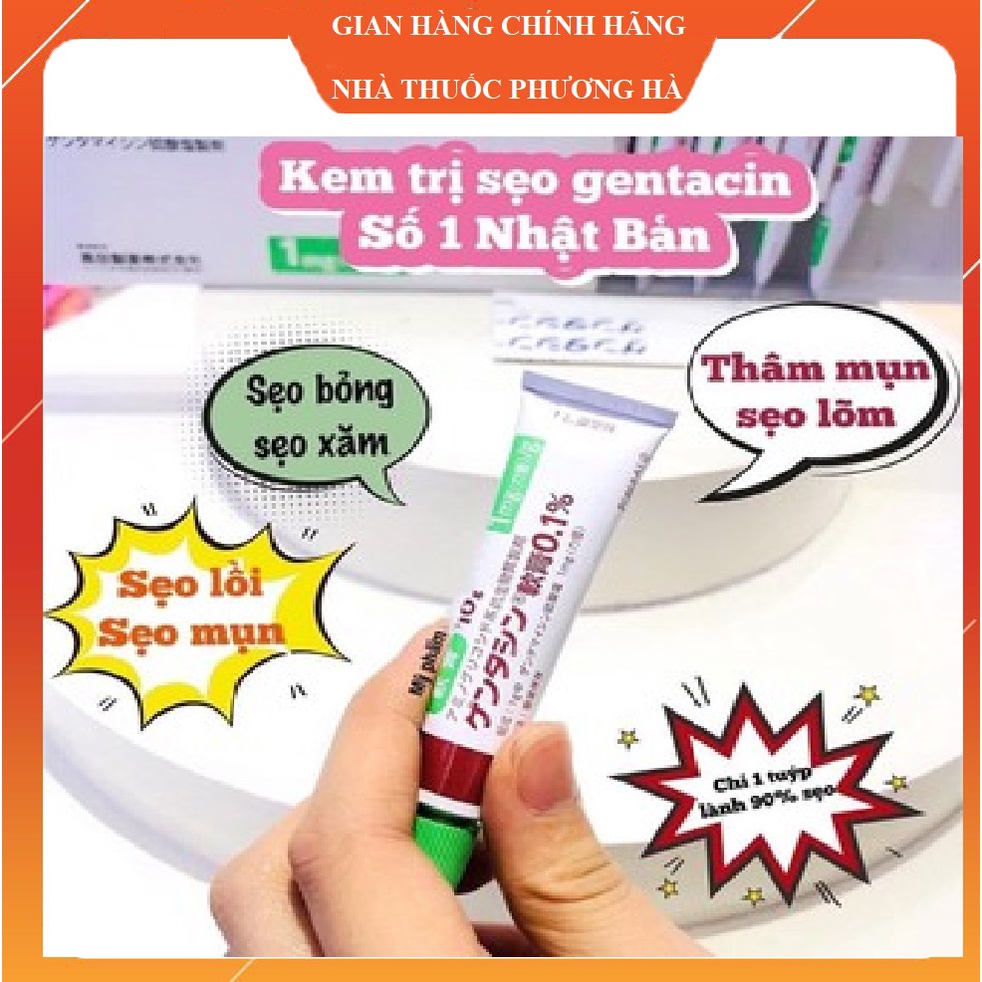 Kem bôi sẹo Gentacin hàng của Nhật