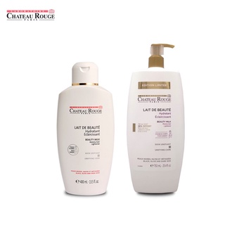 Combo Sữa Dưỡng Thể trắng da Chateau Rouge 400ml và Sữa Dưỡng Thể trắng da Chateau Rouge 750ML