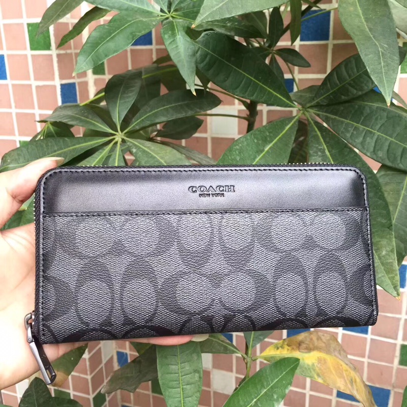 Ví Dài Coach 75000 Chất Liệu PVC Kiểu Dáng Cổ Điển Thời Trang Cho Nam Giới