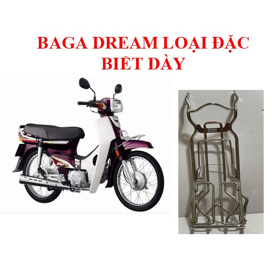 BAGA INOX KIM PHỤNG LOẠI ĐẶC BIỆT DÀY TO CHO XE DREAM