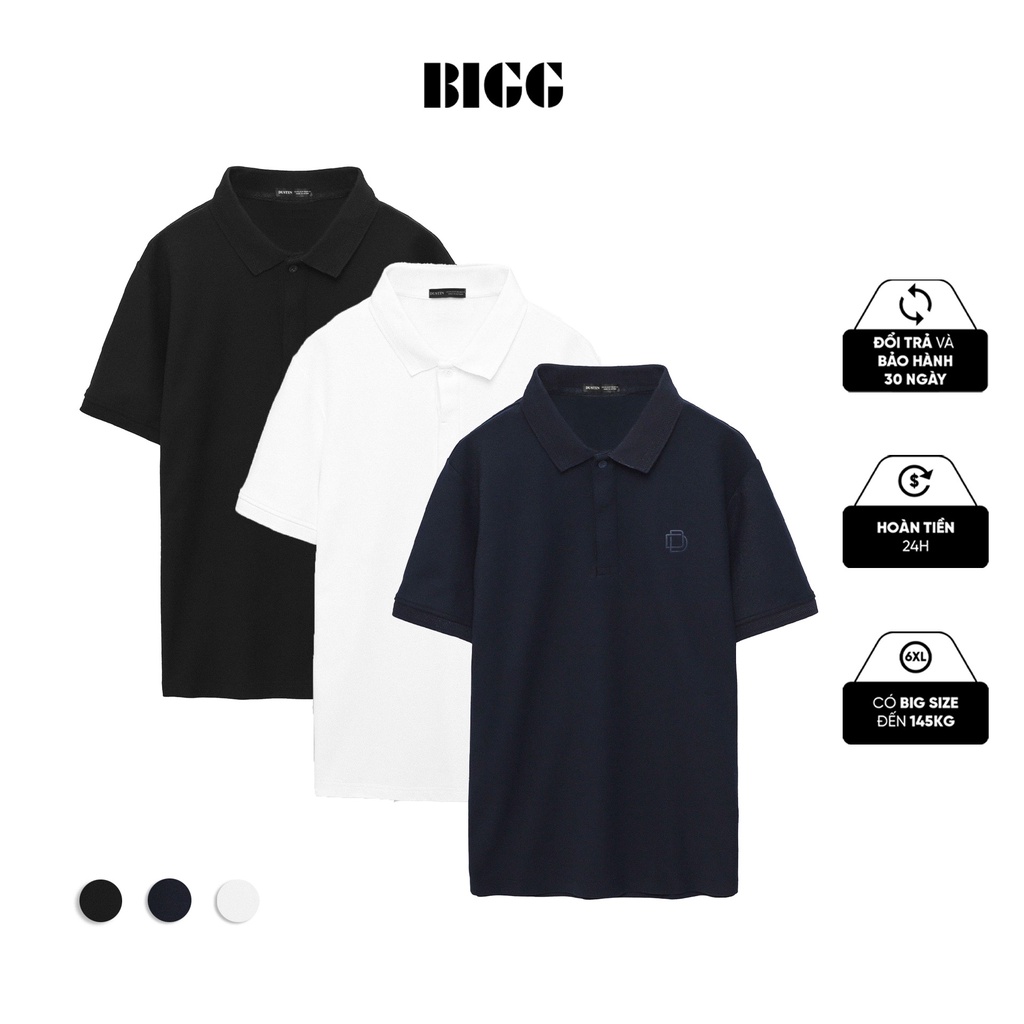 ÁO POLO LOGO DT NAM BIGSIZE 100% COTTON DUSTIN thời trang nam Big Size