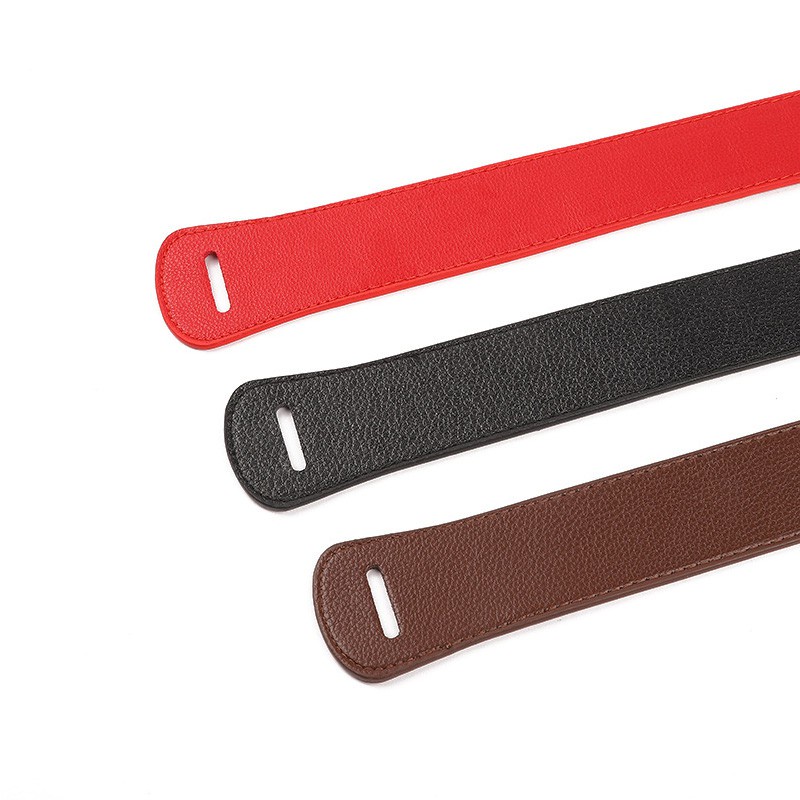 Thắt Lưng Da PU Bản Nhỏ Thiết Kế Thắt Nút Đơn Giản Thời Trang Cho Nữ