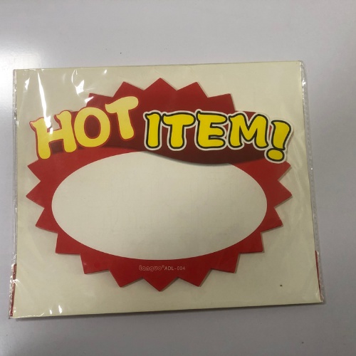 Giấy Sale Size L - 5 tờ, Giấy ghi giá sản phẩm, bảng ghi giảm giá sản phẩm