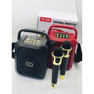 Loa bluetooth YS-A19 + kèm 1 micro ko dây hát karaoke - YS-A19