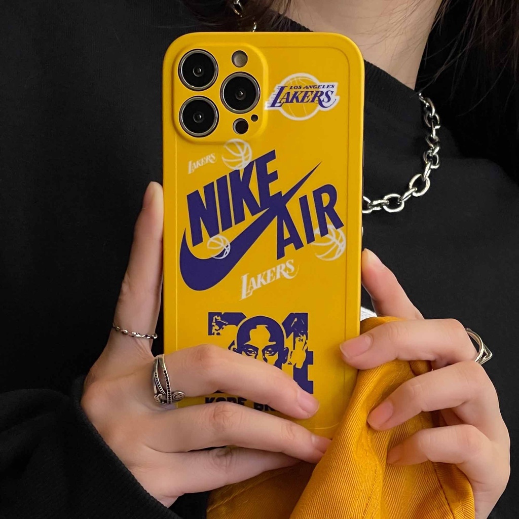 Ốp Điện Thoại Chống Sốc Màu Vàng Đen Cho iPhone 14 13pro max 12pro 11promax xsmax xr xs