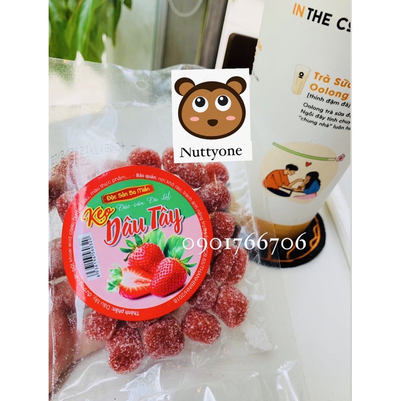 🍓 KẸO DÂU TÂY- ĐẶC SẢN ĐÀ LẠT CAO CẤP 40g🍓