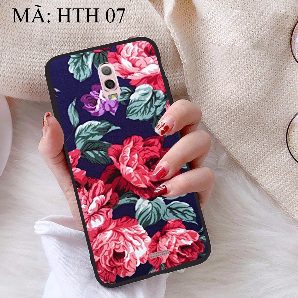 Ốp lưng Samsung J7 Plus viền dẻo TPU BST Hoạ Tiết Hoa