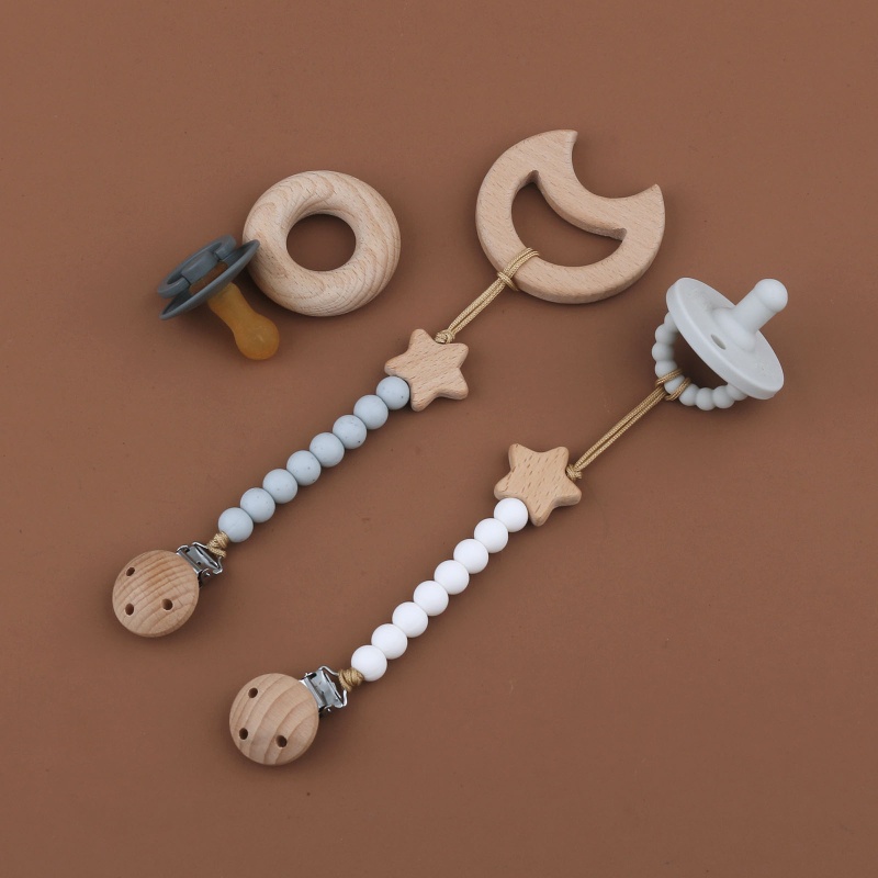 Kẹp Núm Ti Giả Bằng Silicone Chống Rơi Tiện Dụng Cho Bé
