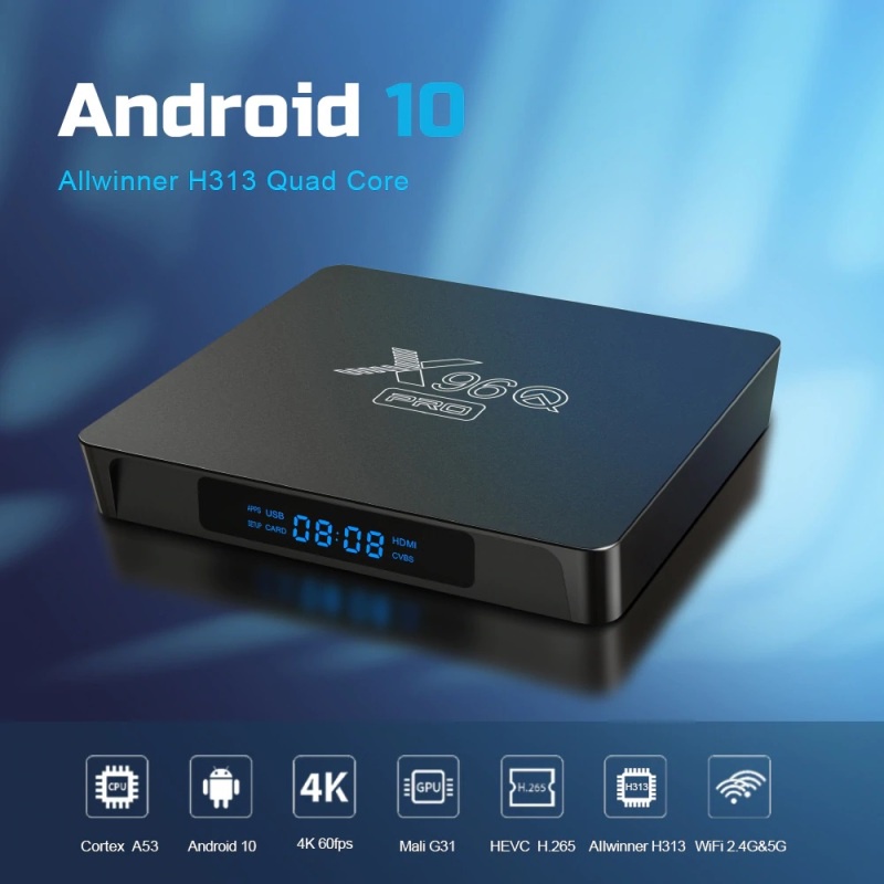 Android TV Box X96Q Pro, AndroidTV 10 mới nhất, chạy mượt, giá rẻ