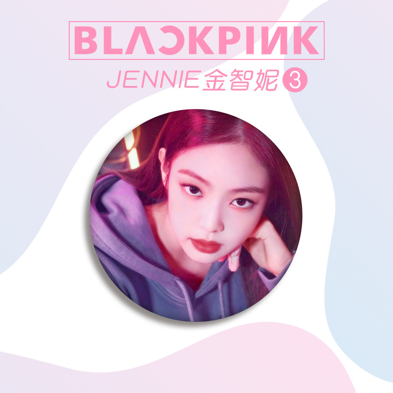 Huy hiệu cài áo BLACKPINK in hình idol kpop thời trang xinh xắn trang trí cặp sách