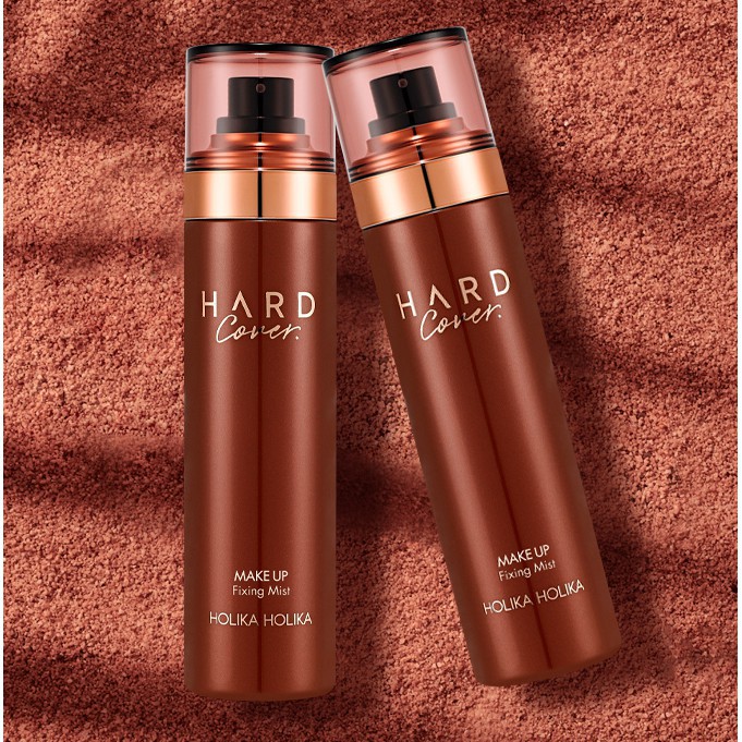 Xịt khoáng giữ lớp trang điểm lâu trôi Holika Holika Hard Cover Make Up Fixing Mist 120ml | BigBuy360 - bigbuy360.vn