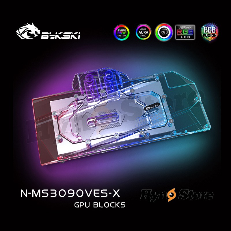 Block tản nhiệt nước cho card màn hình MSI 3080 3090 Ventus Tản nhiệt nước custom -Hyno Store