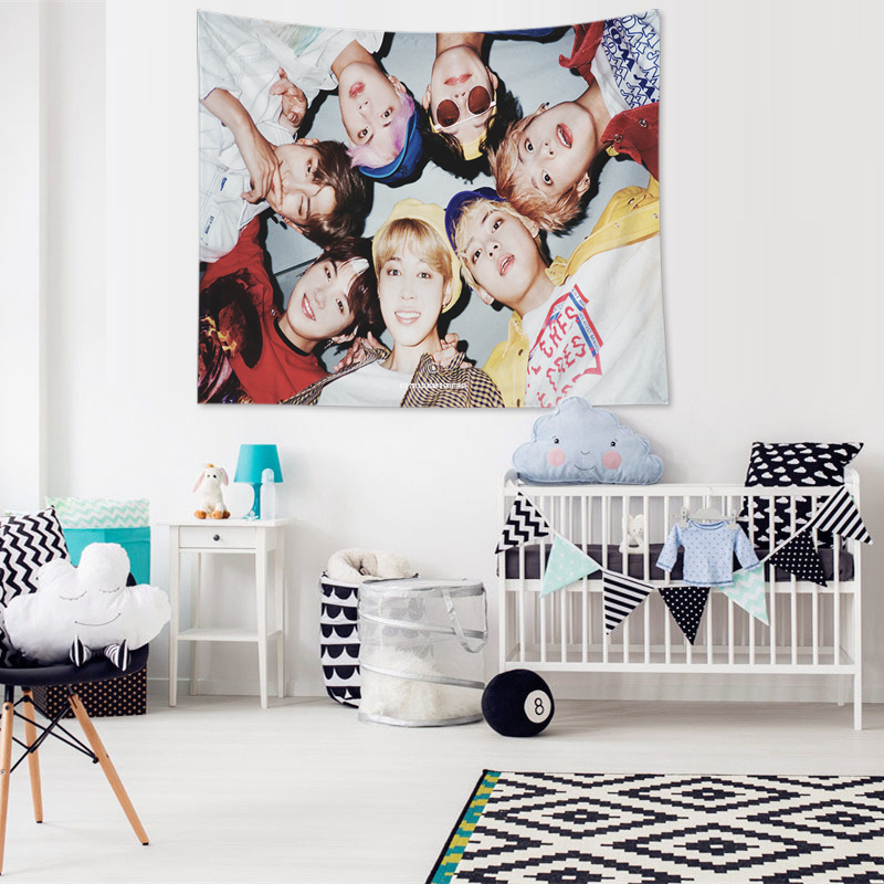 Thảm treo tường in hình nhóm nhạc BTS | BigBuy360 - bigbuy360.vn