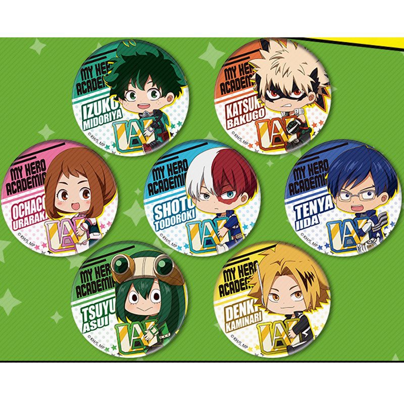 Huy hiệu cài áo in hình HỌC VIỆN ANH HÙNG phụ kiện anime chibi xinh xắn m02