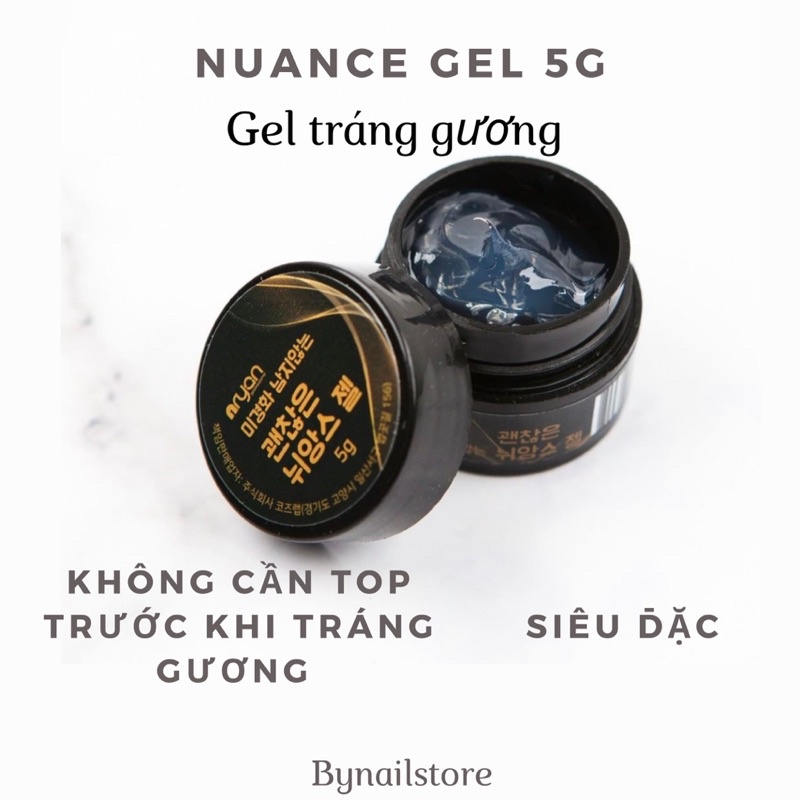Gel đặc vẽ nổi, donut gel, tráng gương cao cấp Hàn Quốc Good Nuance ( không cần top trước)