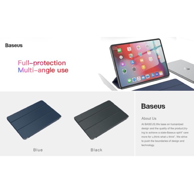 Bao da Baseus Simplism Y-Type Leather Smart Case For iPad Pro (2018/2020)- 11/12.9 inch