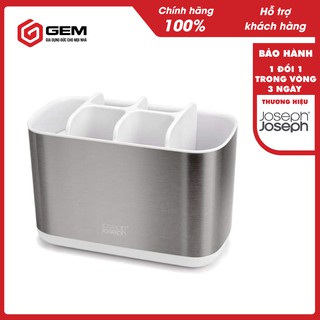 Hộp đựng bàn chải đánh răng EASY JOSEPH JOSEPH màu bạc sang trọng.