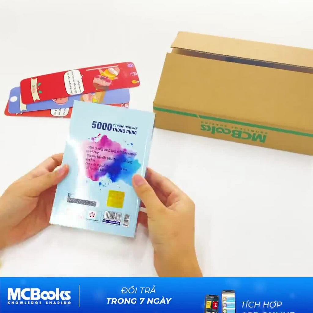 Sách - 5000 Từ Vựng Tiếng Hàn Thông Dụng - MCBooks | BigBuy360 - bigbuy360.vn