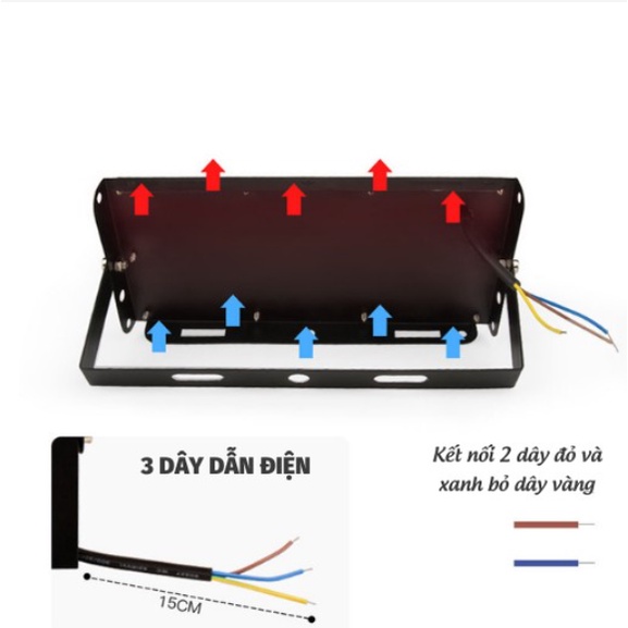 Đèn Led Pha Ngoài Trời, Đèn Pha 50W Chống Nước Tiết Kiệm Điện ĐÈN TOKI