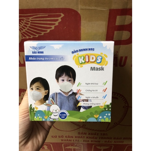 [Mã COSDAY giảm 8% đơn 150K] [N95 kid] Hộp khẩu trang N95 cao cấp màu sắc cho bé 10 cái | BigBuy360 - bigbuy360.vn