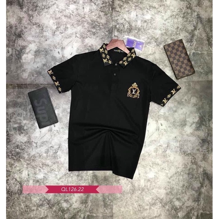 Áo Polo nam thêu logo VL chất liệu cotton cao cấp thiết kế sang trọng đẳng cấp quý phái