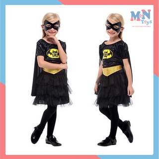 Bộ trang phục Người dơi nữ Batgirl cho bé gái hóa trang Halloween G-0262
