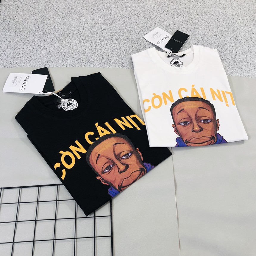 Áo phông Nam Nữ 🔅FULL SIZE🔅 Áo T shirt cổ tròn hot trend anh da đen còn cái nịt chất vải mềm mịn, thấm hút mồ hôi tốt | BigBuy360 - bigbuy360.vn