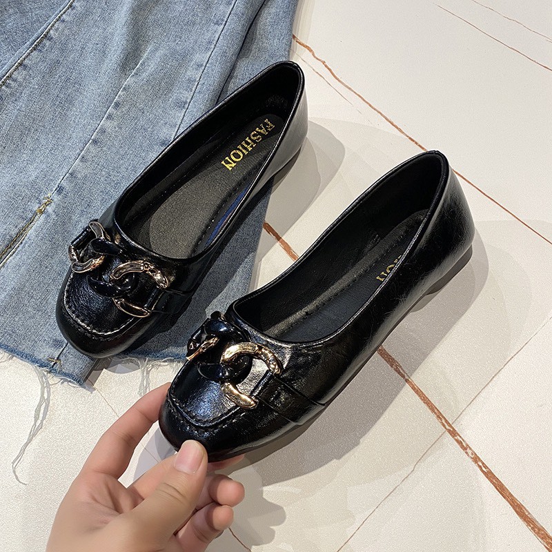 (S129) Giầy búp bê nữ đế dẻo tag xích vòng (mã 029-búp bê) | BigBuy360 - bigbuy360.vn