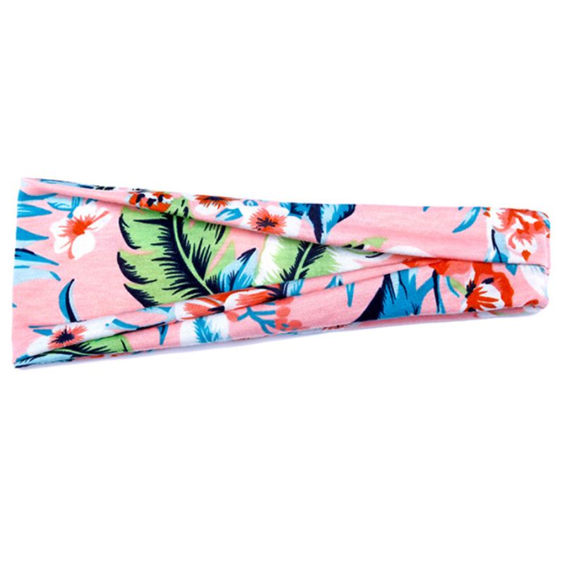 Set 5 Băng Đô Họa Tiết Hoa Lá Phong Cách Boho Thời Trang Cho Nữ