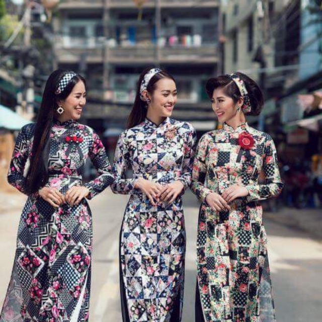 Vải lụa xịn in 3D