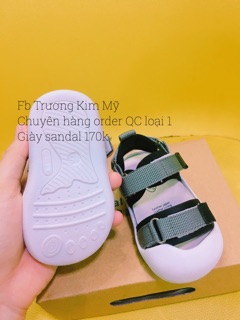 Giày sandal cho bé trai (hình thật shop chụp)