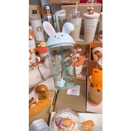 Cốc cáo và thỏ Starbucks chính hãng