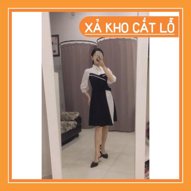[Quần Áo Hot] Đầm công sở phối dập li Taris Dress | BigBuy360 - bigbuy360.vn