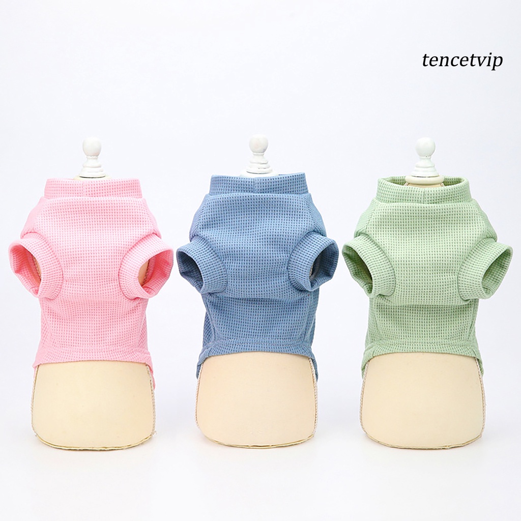 Áo thun cotton màu sắc đơn giản dành cho thú cưng